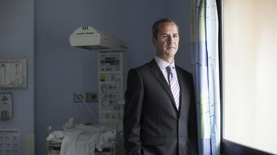 Dr. Paul Bosio MD FRCOG, Chief Medical Officer of Corniche Hospital. Mona Al Marzooqi / The National