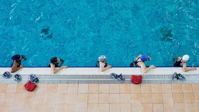 The swimming facilities.