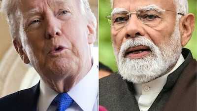 US President Donald Trump said Indian Prime Minister Narendra Modi 'agreed to stop buying Russian oil, and to buy much more' from America. AFP