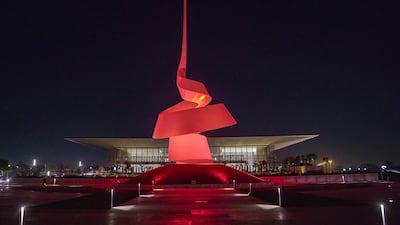 Some of Sharjah's most impressive public landmarks were part of the show