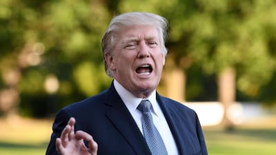 US president Donald Trump's administration instructed the US executive director of the IMF and US executive directors at other multilateral development banks to vote against extending loans or other funds to North Korea, Russia and Iran for fiscal year 2018. Olivier Douliery / EPA