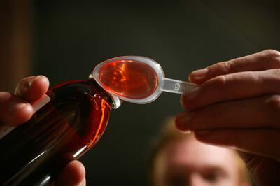 The WHO issued an alert over four cough syrups made by Maiden Pharmaceuticals, a drug manufacturing company in India's northern Haryana state. Getty