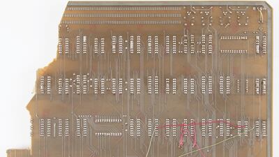 Steve Jobs's Apple-1 computer prototype. Photo: RR Auction
