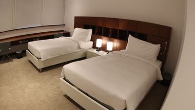 Accommodation at the Aspire Academy, which will serve as a base camp for the Australian team. AFP