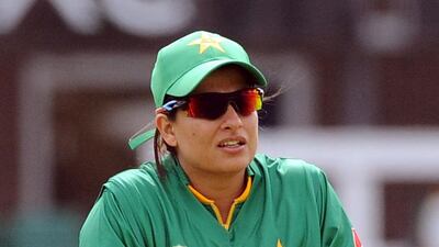 File photo dated 21-06-2016 of Pakistan captain Sana Mir. PA Photo. Issue date: Saturday April 25, 2020. Former Pakistan captain Sana Mir, fifth on the all-time list of wicket-takers in women’s one-day internationals, has called time on her 15-year playing career. Reuters