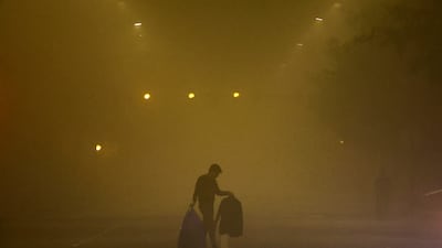 Thick smog covers India's capital city. Reuters