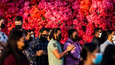 Visitors watch performances in several genres and languages, from Tamil to Malayalam.