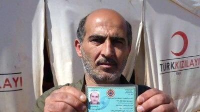 Mustafa Abdilhamit Shaban, a former member of the Syrian security forces, has fled to Turkey.