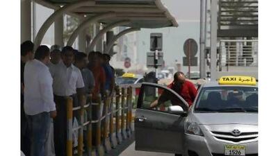 A reader wants to see more taxi ranks and orderly queuing in Abu Dhabi. Jaime Puebla / The National