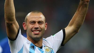 The perfect defensive shield in midfield, Argentina’s Javier Mascherano’s quality this month has made Barcelona’s insistence on playing him in central defence all the more ludicrous. A tireless terrier with a reputation of having an aggressive streak, he came through his side’s six-game run to the final without collecting a booking. Against Holland, he made a late, sliding tackle when Arjen Robben broke through that was as valuable as any goal. Clive Rose/Getty Images