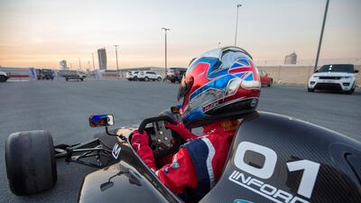 While the Carbon Edition has a recommended height limit of 150 centimetres, there will soon be options for taller and adult racers. Leslie Pableo for The National