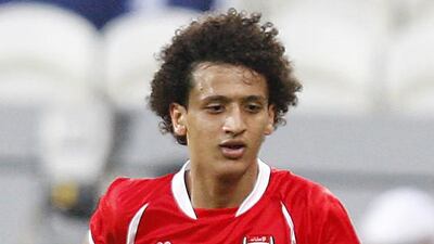 Omar Abdulrahman and his UAE teammates have climbed to 63rd in the Fifa world rankings. Mike Young / The National