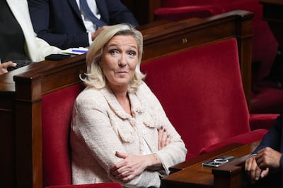 Marine Le Pen, the leader of the far-right National Rally, wants snap elections. Bloomberg
