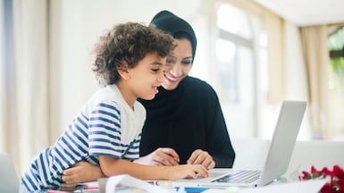 The law sets out standards and guidelines to protect UAE children online. Getty Images