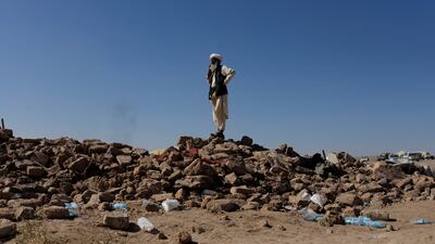 Debris from houses destroyed in an earthquake, in Zinda Jan, Herat, Afghanistan. Reuters