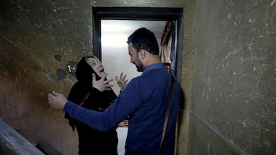 Palestinian journalist, Amjad Yaghi and his mother, Nevine Zouheir, reunited after 20 years of separation. Reuters