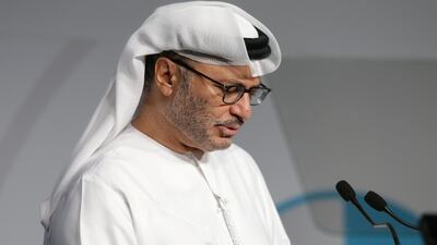 UAE's Minister of State for Foreign Affairs Anwar Gargash said in a tweet on Wednesday that Arab countries should come together under a Saudi-Egyptian leadership. Navin Khianey for The National