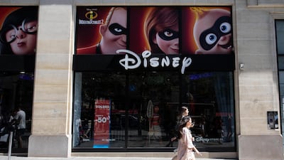 A Walt Disney store on the Champs Elysee in Paris, France. There is nothing certain about how the battle for 21st Century Fox will pan out. Christophe Morin/Bloomberg