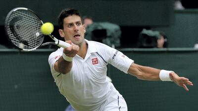 2015 Wimbledon final: Defending champion Djokovic saw off seven-time champion Roger Federer in four sets to win his third Wimbledon crown and ninth grand slam title, 7-6, 6-7, 6-4, 6-3. AFP