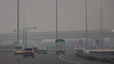 Fog has been forecast in the Emirates this week. Victor Besa / The National