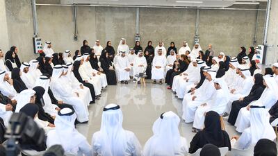 Sheikh Mohammed bin Rashid, Vice President and Ruler of Dubai, at the annual brainstorming session at his office in the Emirates Towers in Dubai. All photos Wam