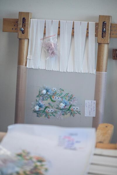 A scene from the Lesage atelier. Courtesy Anne Combaz