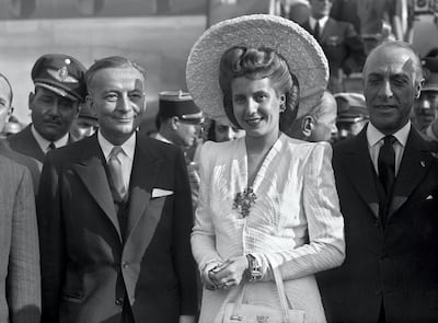 Eva Peron on a visit to France in 1947. AFP