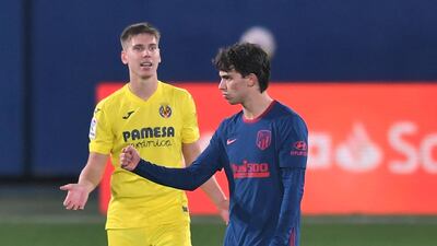 Atletico Madrid's Portuguese midfielder Joao Felix. AFP