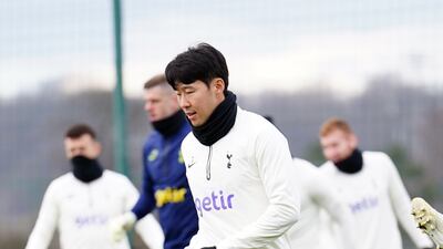 Tottenham Hotspur's Son Heung-min. PA