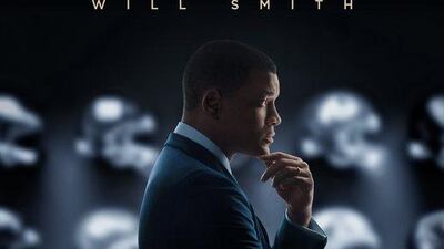 The movie poster for the Will Smith movie 'Concussion'. Courtesy Sony Pictures