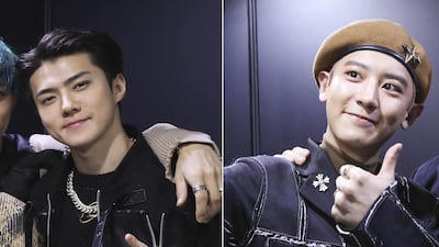 EXO's Sehun (left) and Chanyeol (right) had their passports leaked by an airport staff member in Vietnam. Getty Images
