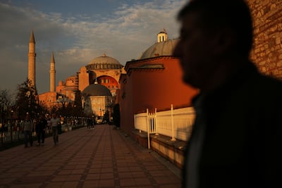 Istanbul's Hagia Sophia was converted back to a mosque in 2020. AP