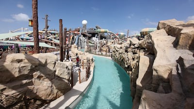 Yas Waterworld water park is also in the capital's Yas Island. Pawan Singh / The National