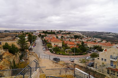 An Israeli settlement in Gush Etzion south of Israel. Willy lowry / The National
