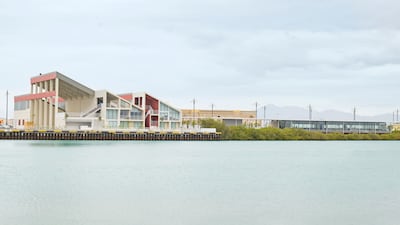 Kalba Ice Factory's industrial look is offset by its natural surroundings. Photo: Shanavas Jamaluddin