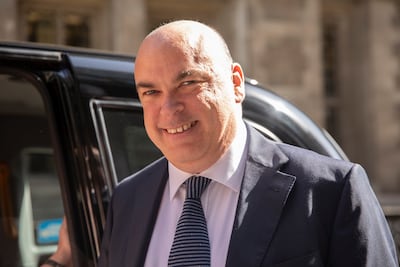 Mike Lynch, former chief executive of Autonomy Corp, leaves the Rolls Building in London, in 2019. Getty Images