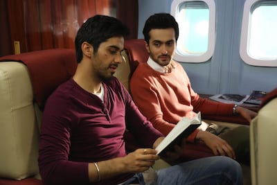 Samar Vermani and Vibhav Roy in Lashtam Pashtam. Courtesy Phars Film