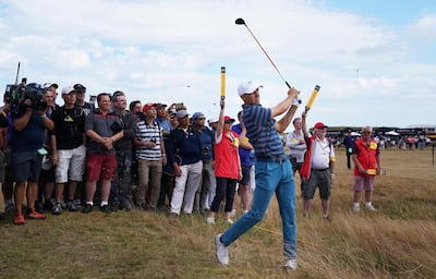 Jordan Spieth led the British Open heading into the final round before carding a 76 on Sunday. Stuart Franklin / Getty Images