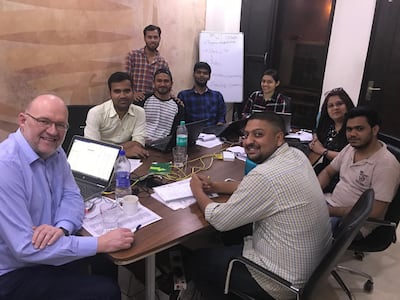 Roddy Hammond (left) said the UAE was still one of the most popular destinations for teaching