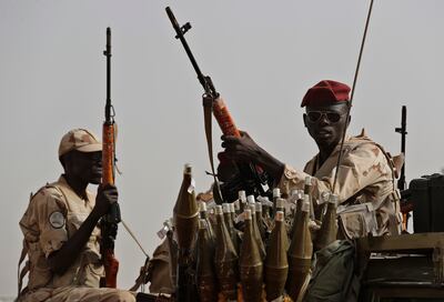 Sudanese RSF fighters, led by Gen Mohamed Dagalo, have been embroiled in a civil war with the national army for more than a year. AP