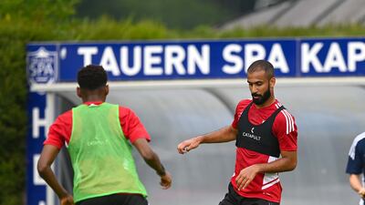 New UAE football manager Paulo Bento leads his first training session with the national team at a camp in Austria.