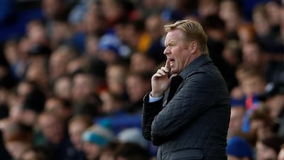 Ronald Koeman was sacked as Everton manager with the club in the Premier League relegation zone. Lee Smith / Reuters