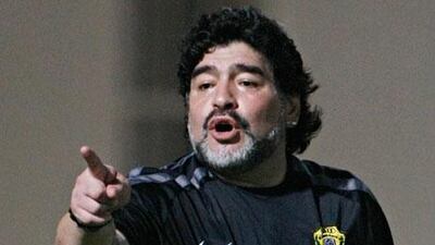 Marwan bin Bayat, the chairman at Al Wasl, can point to an increase hits at the club's website and Twitter feed as to evidence that Diego Maradona is paying dividends by giving the club a global face.