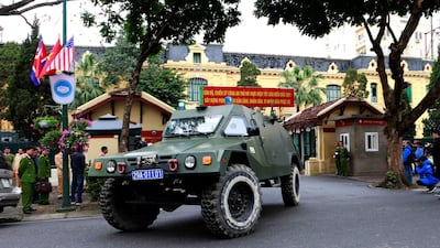 An armoured police truck leaves their headquarters to patrol. Reuters