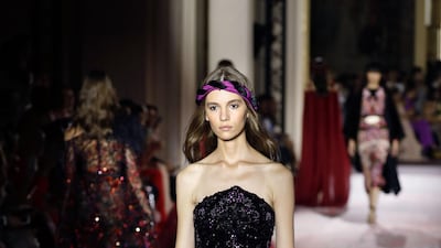  Zuhair Murad Fall-Winter 2019/2020 Haute Couture collection. AFP