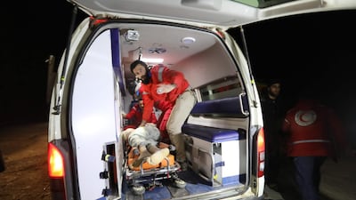 Several medical facilities in Syria's Idlib province have been hit by airstrikes. Omar Haj Kadour/ AFP Photo