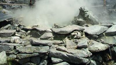 The Tangkuban Perahu volcano in Java. Oystein Lund Andersen
