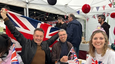 King Charles's coronation is celebrated in Everberg near Brussels. Sunniva Rose / The National