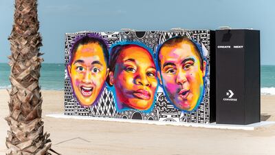 Dubai's Kite Beach features a new street art mural that's all about diversity and inclusion