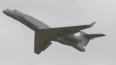 An EA-37B Compass Call, part of the 'exquisite' aircraft assisting the US bombing campaign. Photo: US Air Force